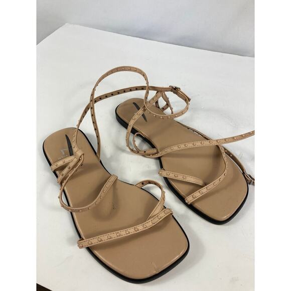Marc Fisher LTD Nalica Strappy Flat Sandal Size 6 - Picture 3 of 6